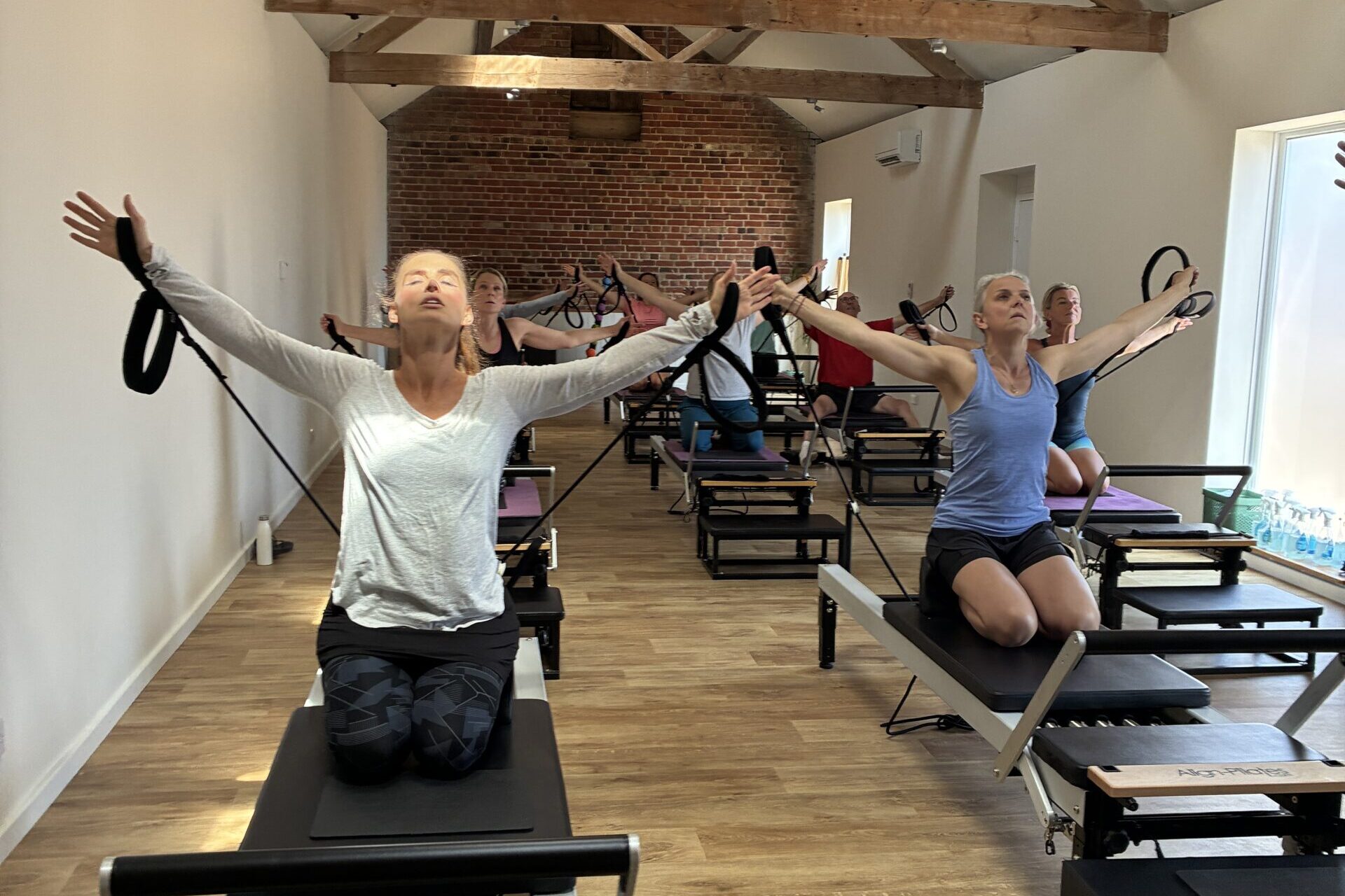 Pilates class at Cottesloe Physio in Wing Buckinghamshire